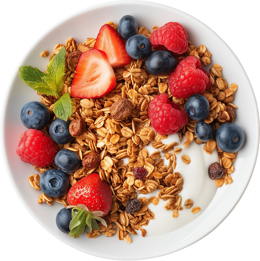 Granola and Berries